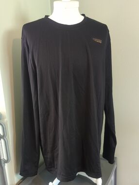 Copper Fit Men’s Long-Sleeve Black Performance Tee